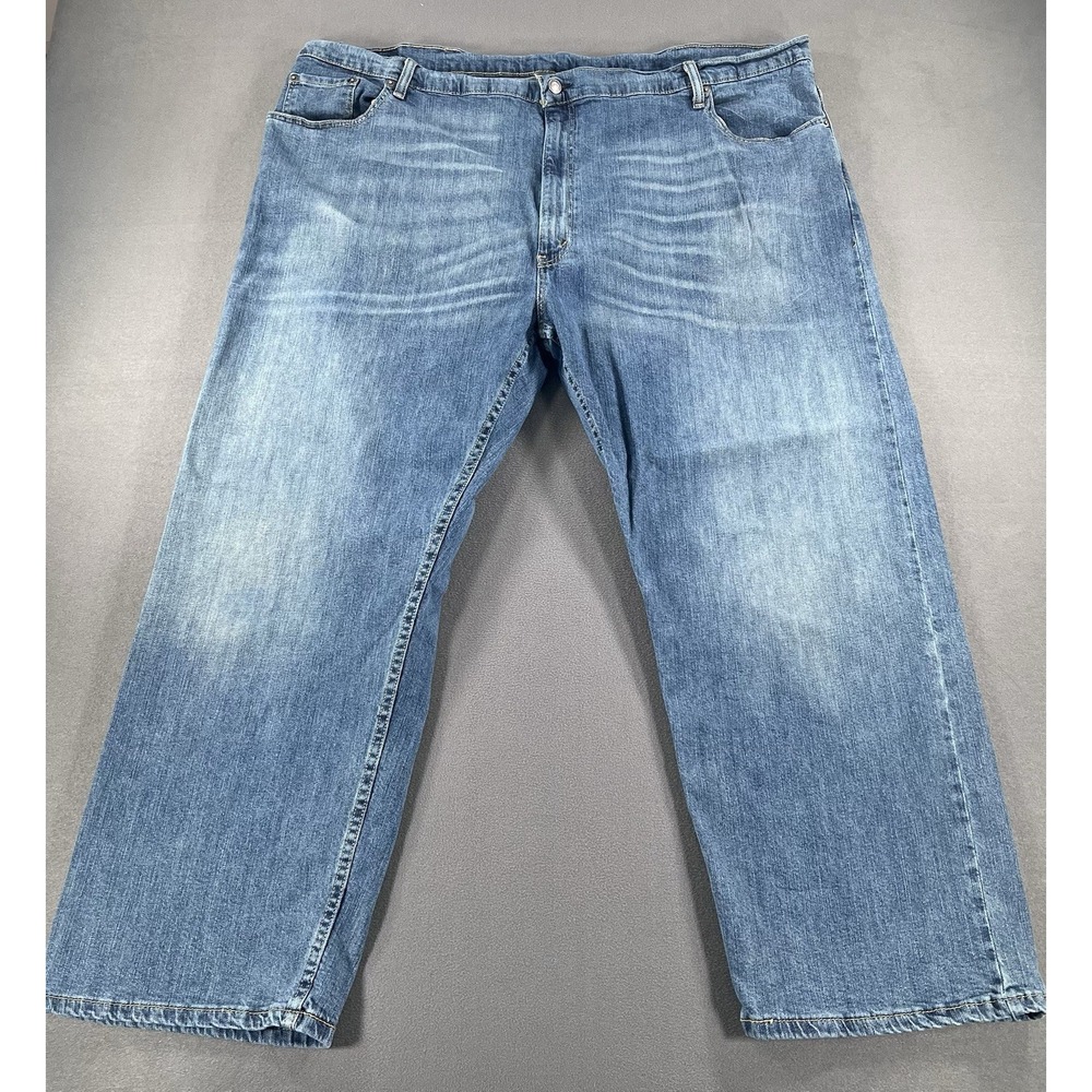 Levi's 559 Mens Jeans 50x30 Big & Tall Relaxed Straight Leg 100% Cotton Stretch